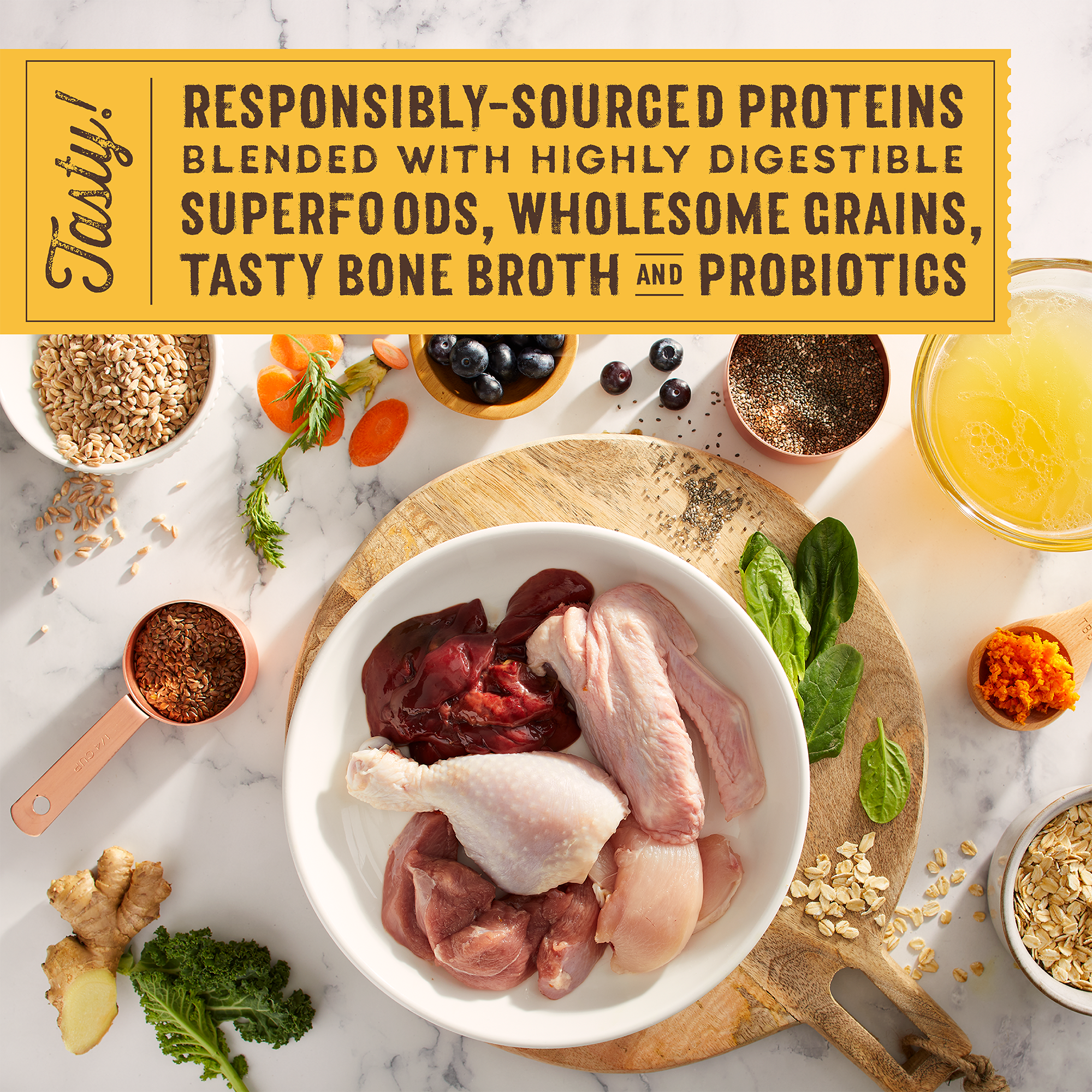SuperBlends Raw Coated Chicken & Duck Recipe + Superfoods