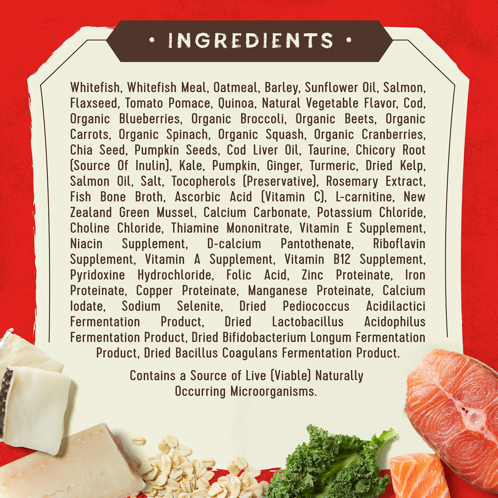 SuperBlends Raw Coated Whitefish & Salmon Recipe + Superfoods