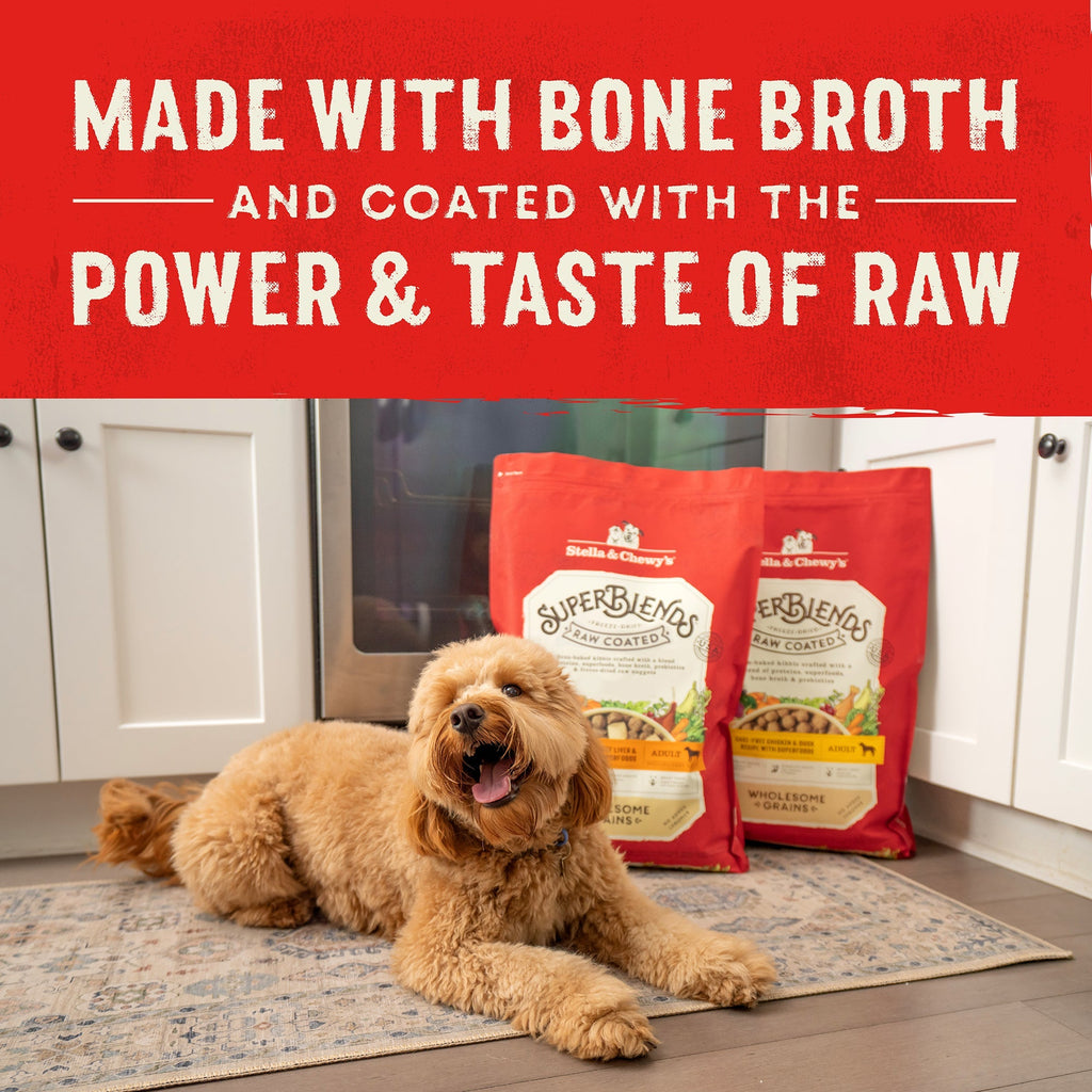SuperBlends Raw Coated Beef, Beef Liver & Lamb Recipe + Superfoods