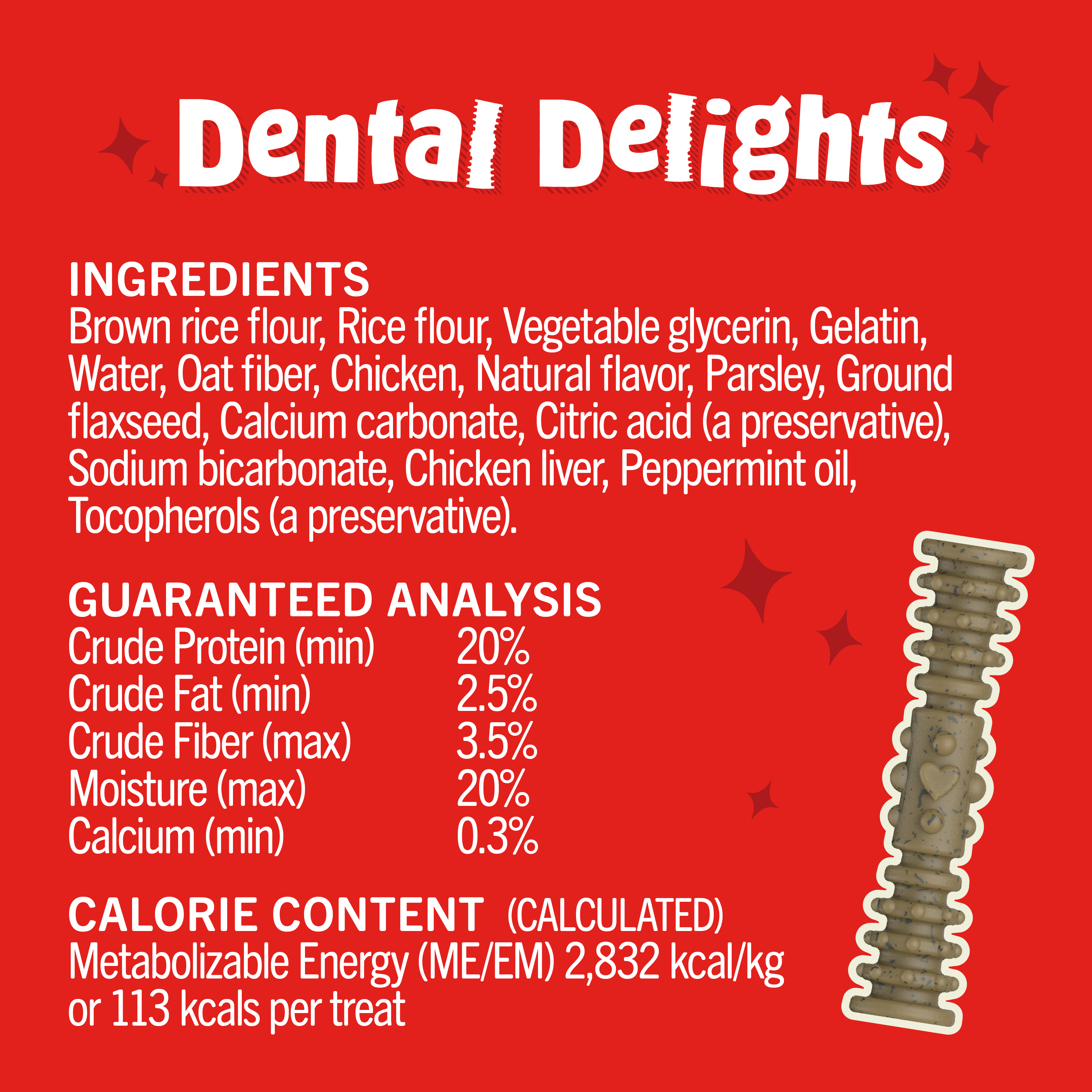 Dental Delights Large Dog Dental Treats