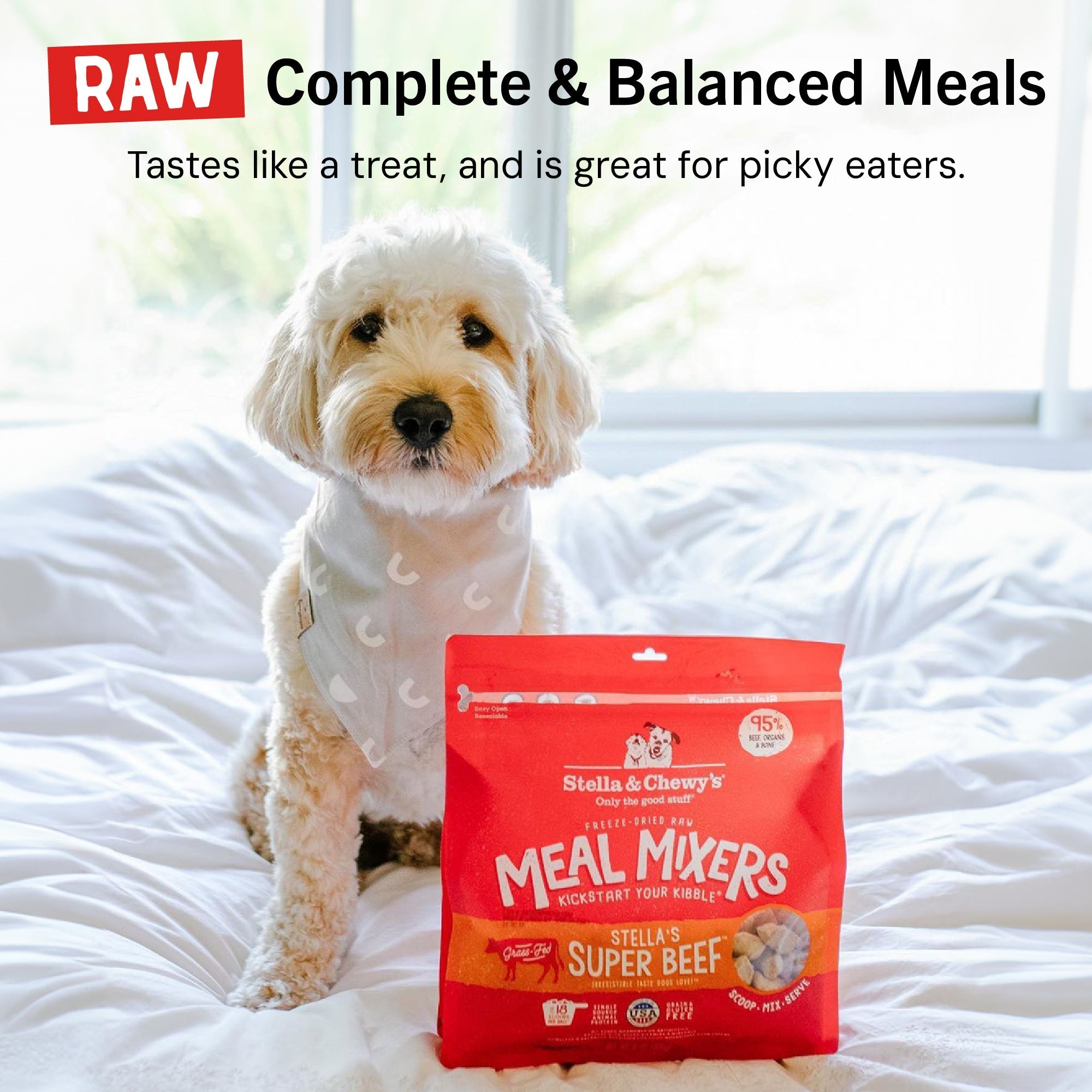 Stella’s Super Beef Meal Mixers