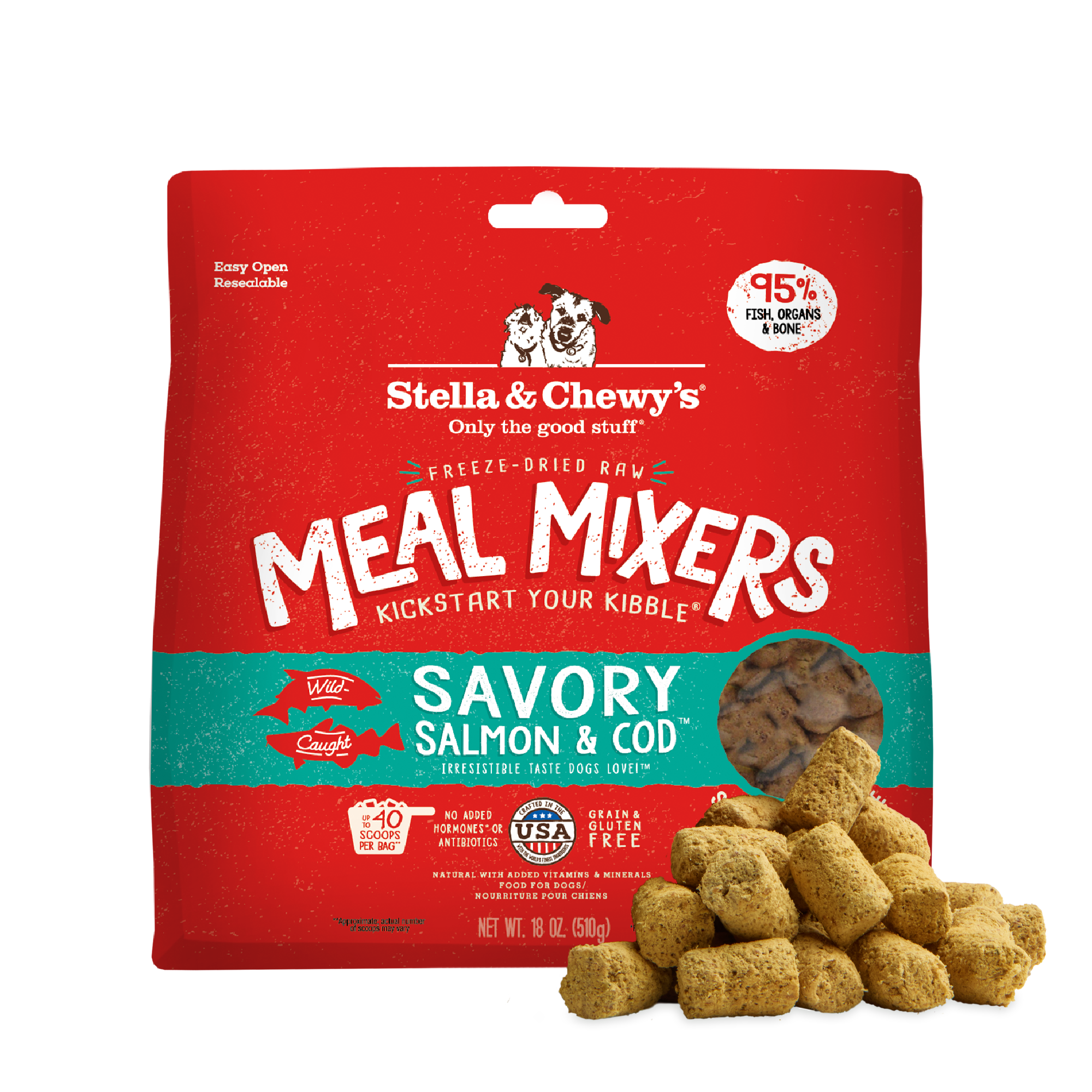 Savory Salmon & Cod Meal Mixers