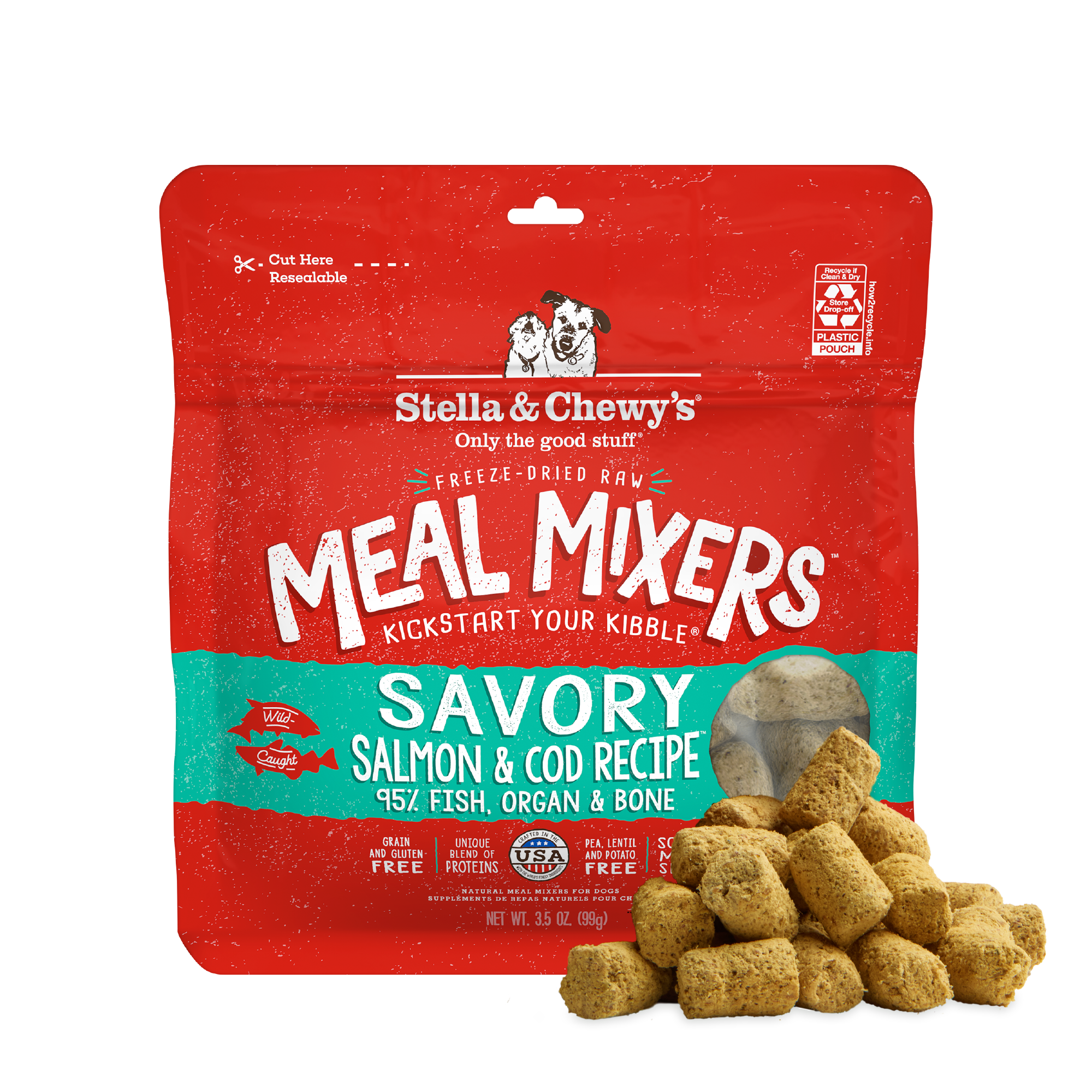 Savory Salmon & Cod Meal Mixers