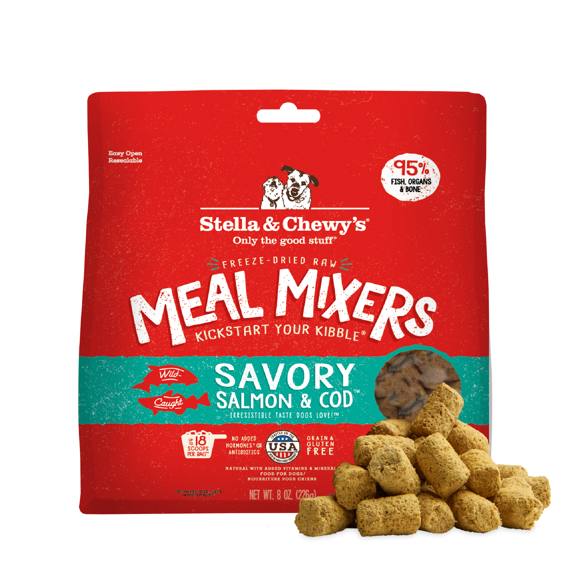 Savory Salmon & Cod Meal Mixers