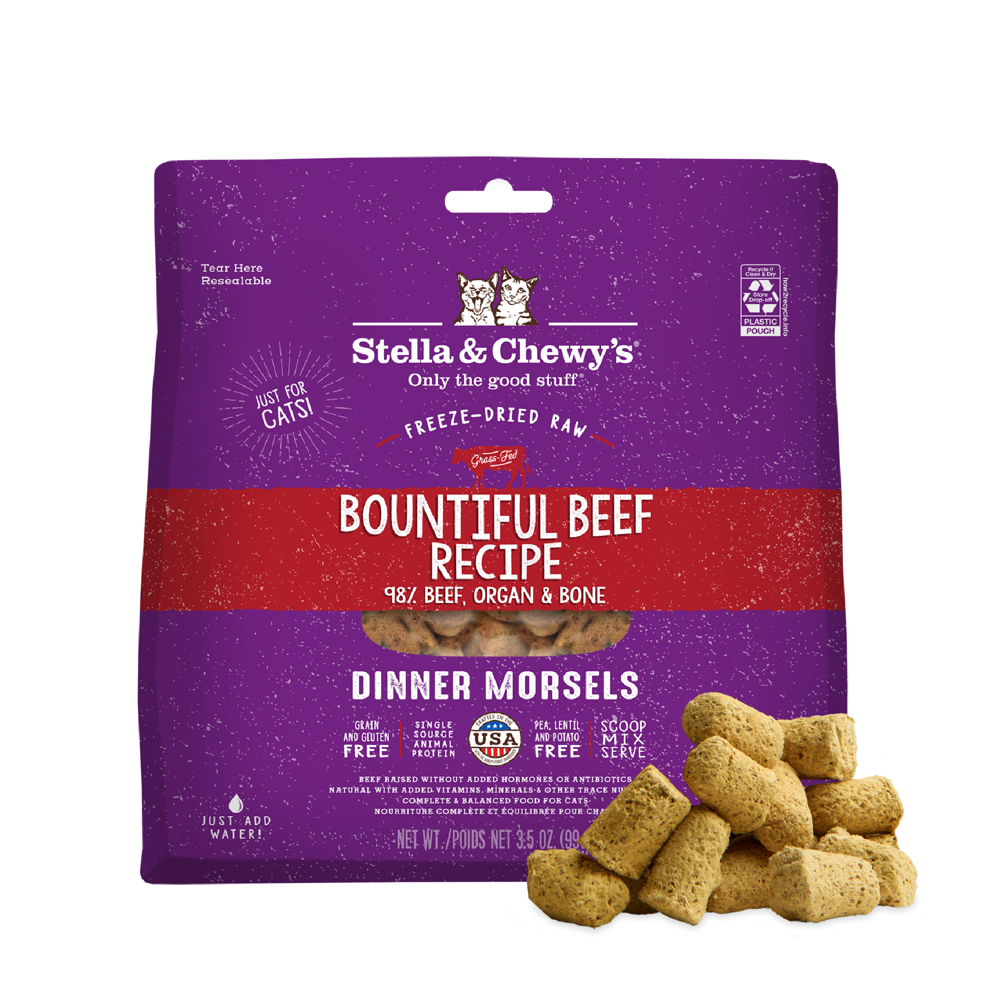 Bountiful Beef Freeze-Dried Raw Dinner Morsels