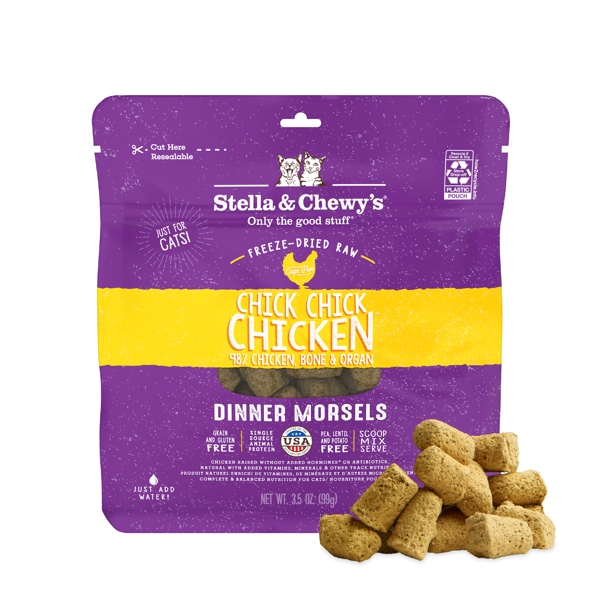 Chick, Chick Chicken Freeze-Dried Raw Dinner Morsels