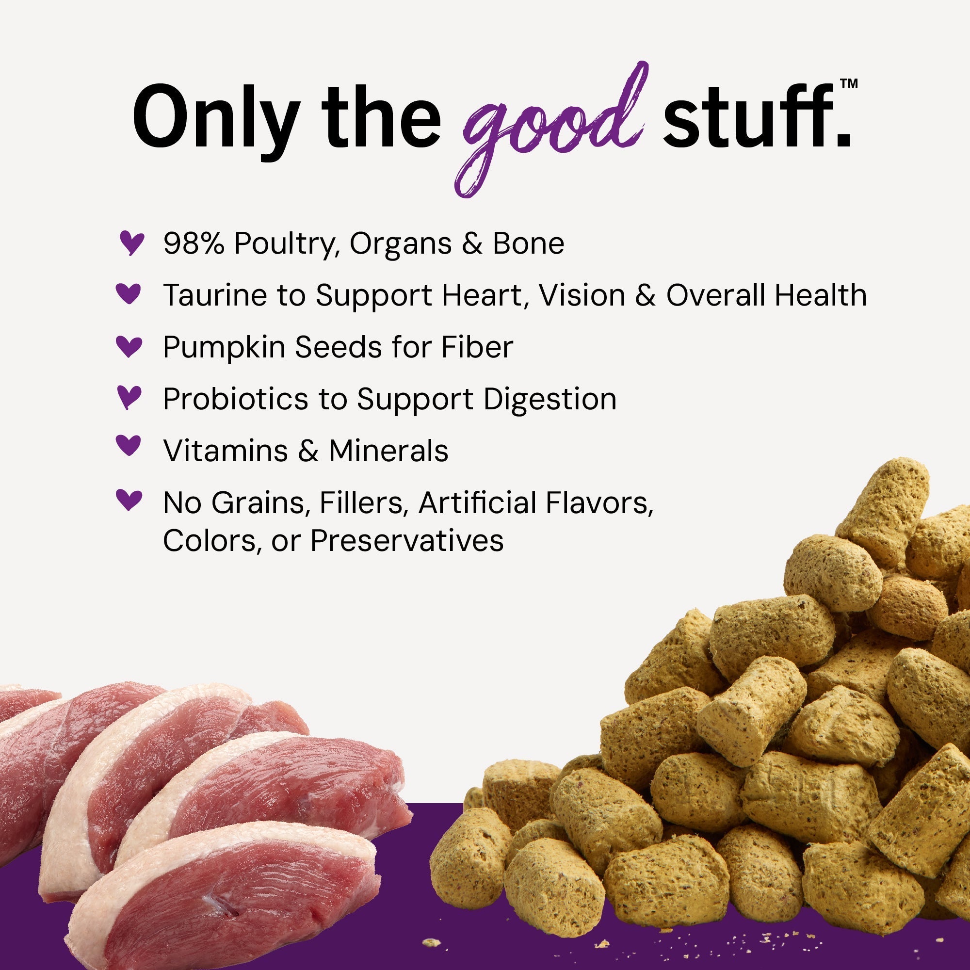 Duck Duck Goose Freeze-Dried Raw Dinner Morsels