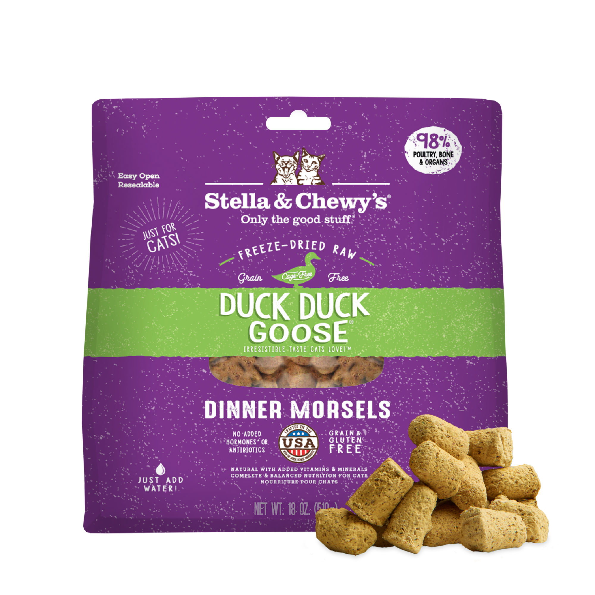 Duck Duck Goose Freeze-Dried Raw Dinner Morsels