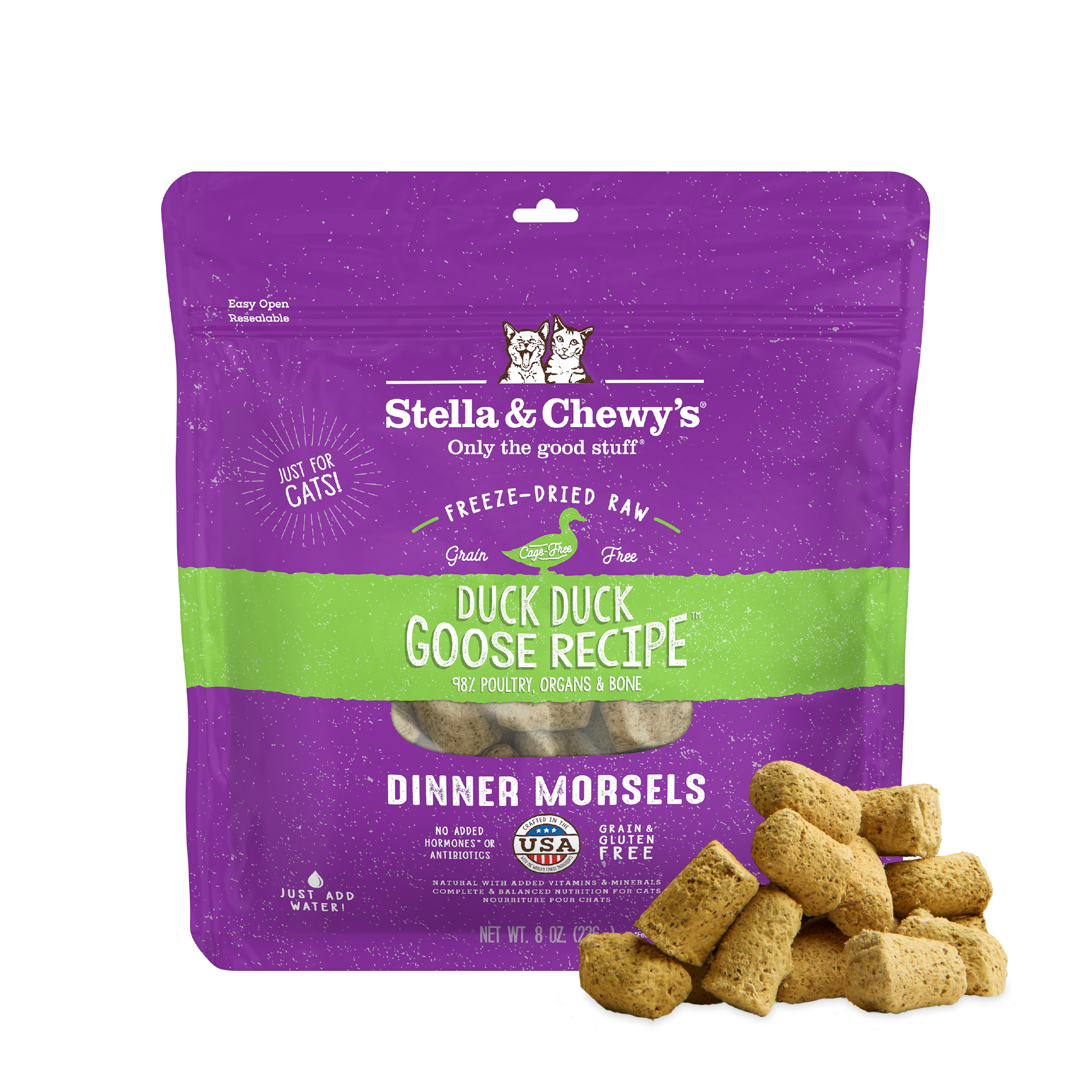 Duck Duck Goose Freeze-Dried Raw Dinner Morsels