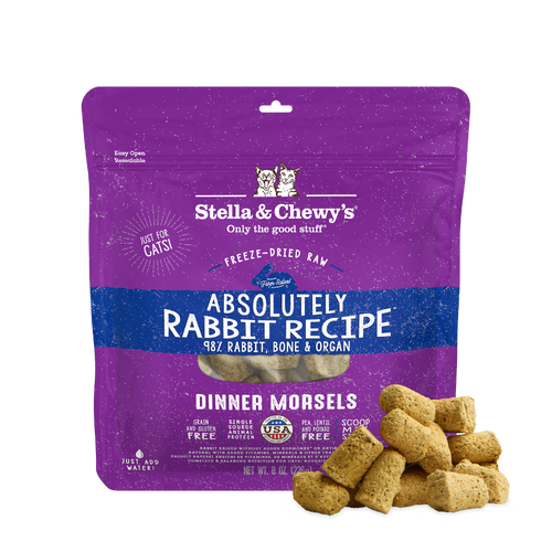 Absolutely Rabbit Freeze-Dried Raw Dinner Morsels