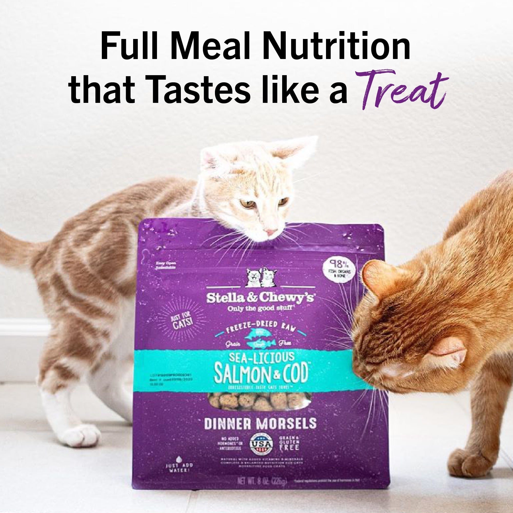 Sea-Licious Salmon & Cod Freeze-Dried Raw Dinner Morsels