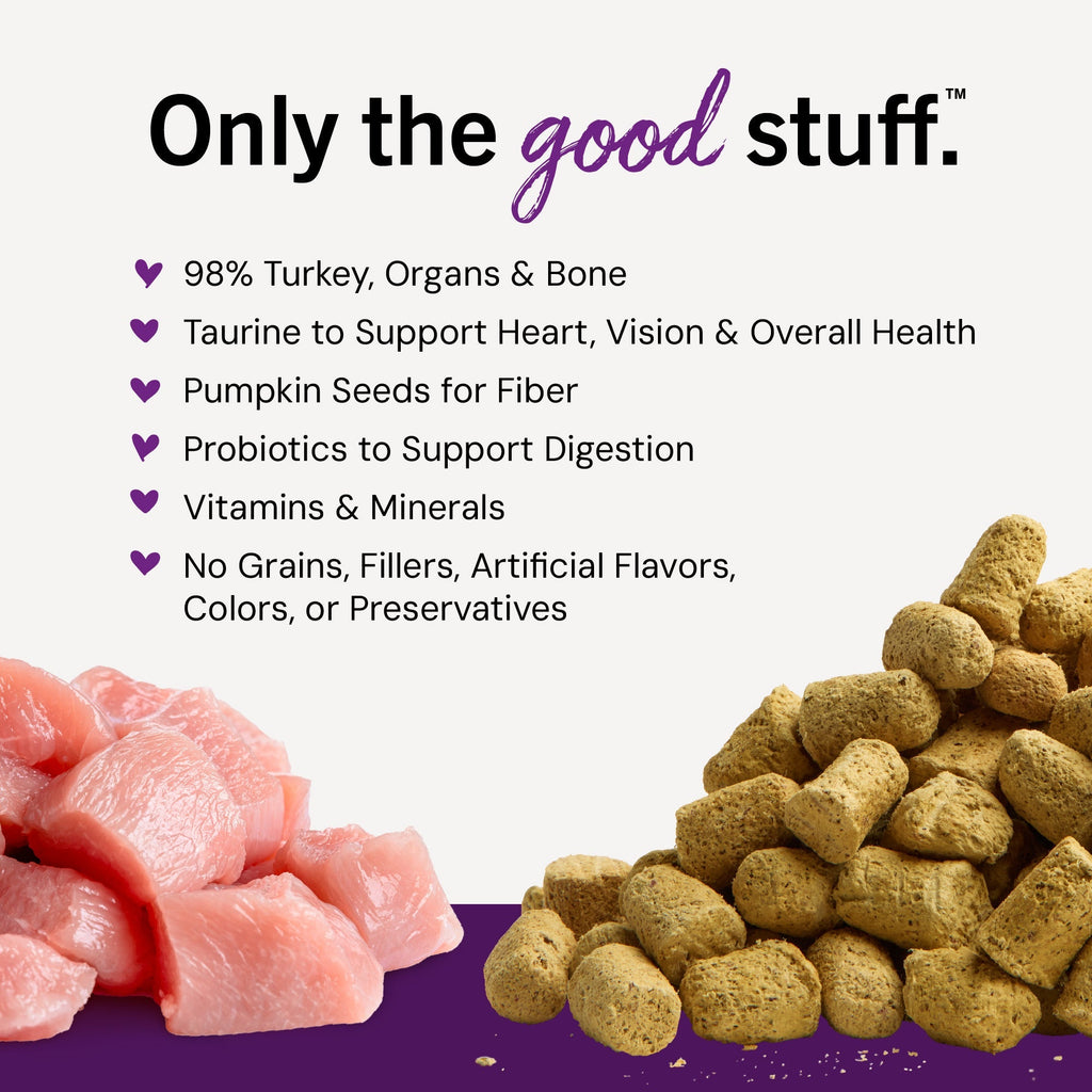 Tummy Ticklin’ Turkey Freeze-Dried Raw Dinner Morsels