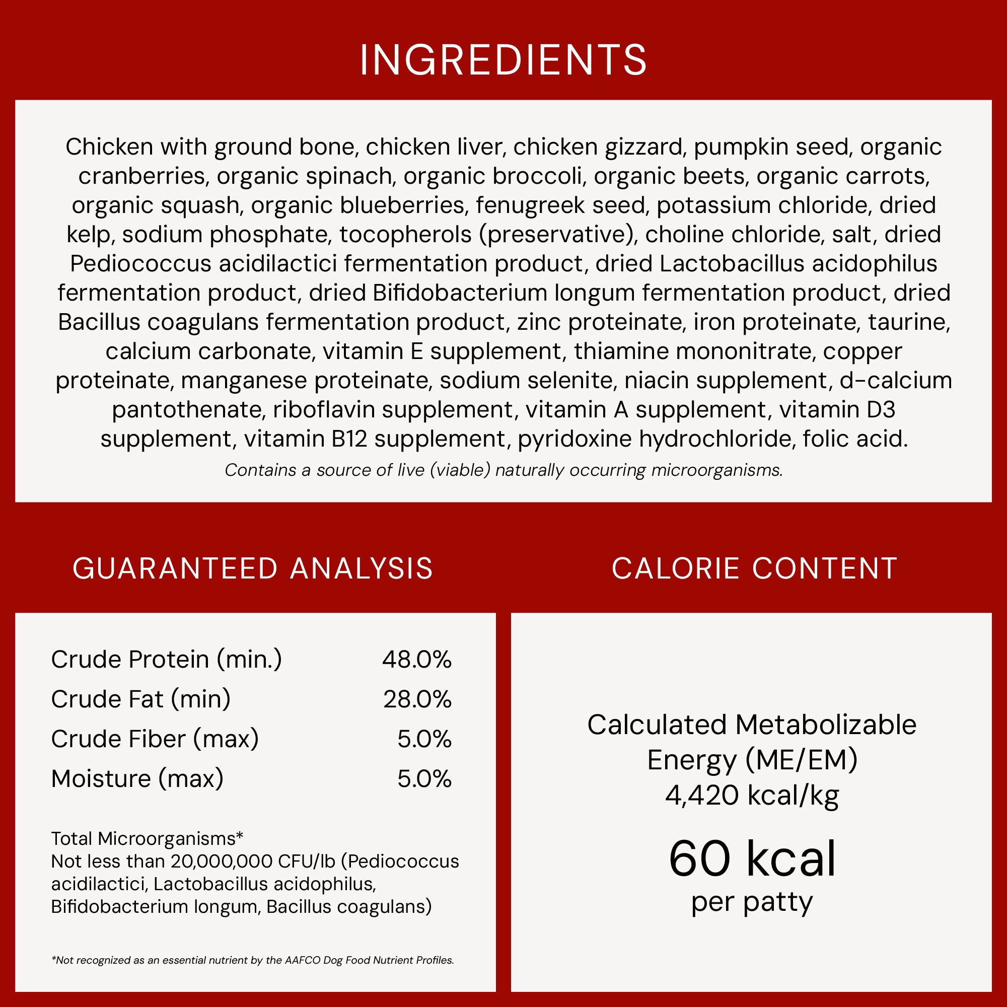 Chewy’s Chicken Freeze-Dried Raw Dinner Patties