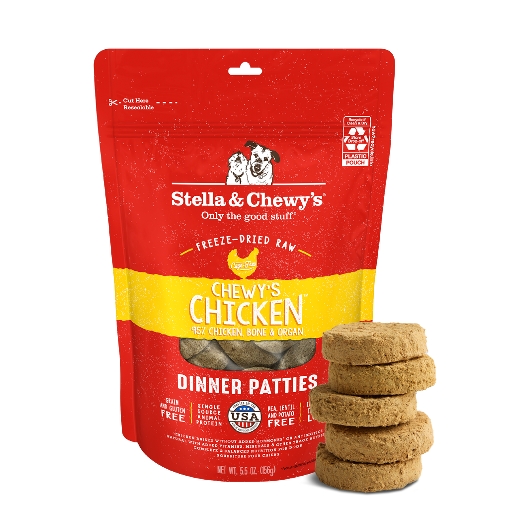 Chewy’s Chicken Freeze-Dried Raw Dinner Patties