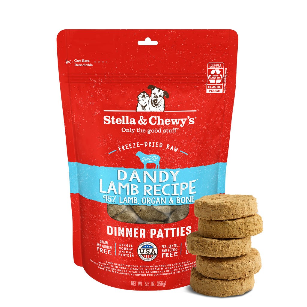 Dandy Lamb Freeze-Dried Raw Dinner Patties