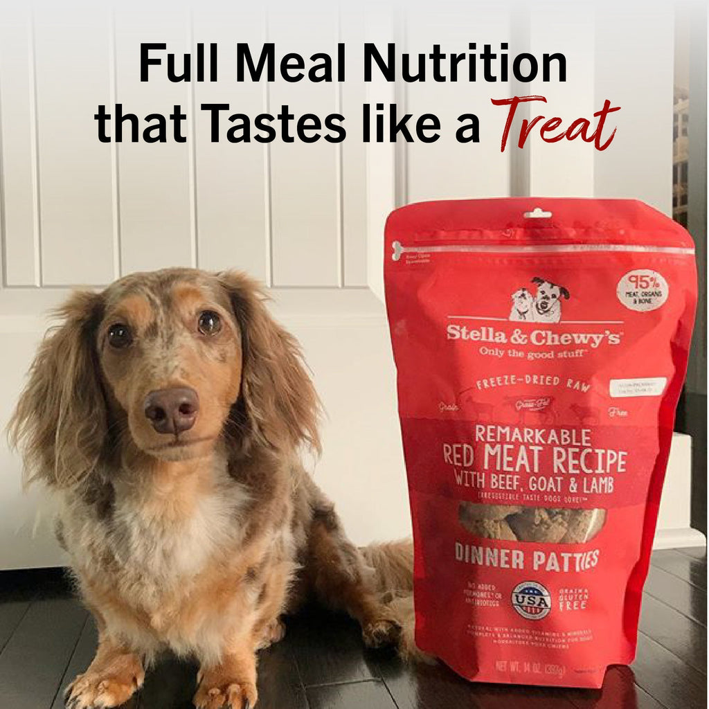 Remarkable Red Meat Freeze-Dried Raw Dinner Patties