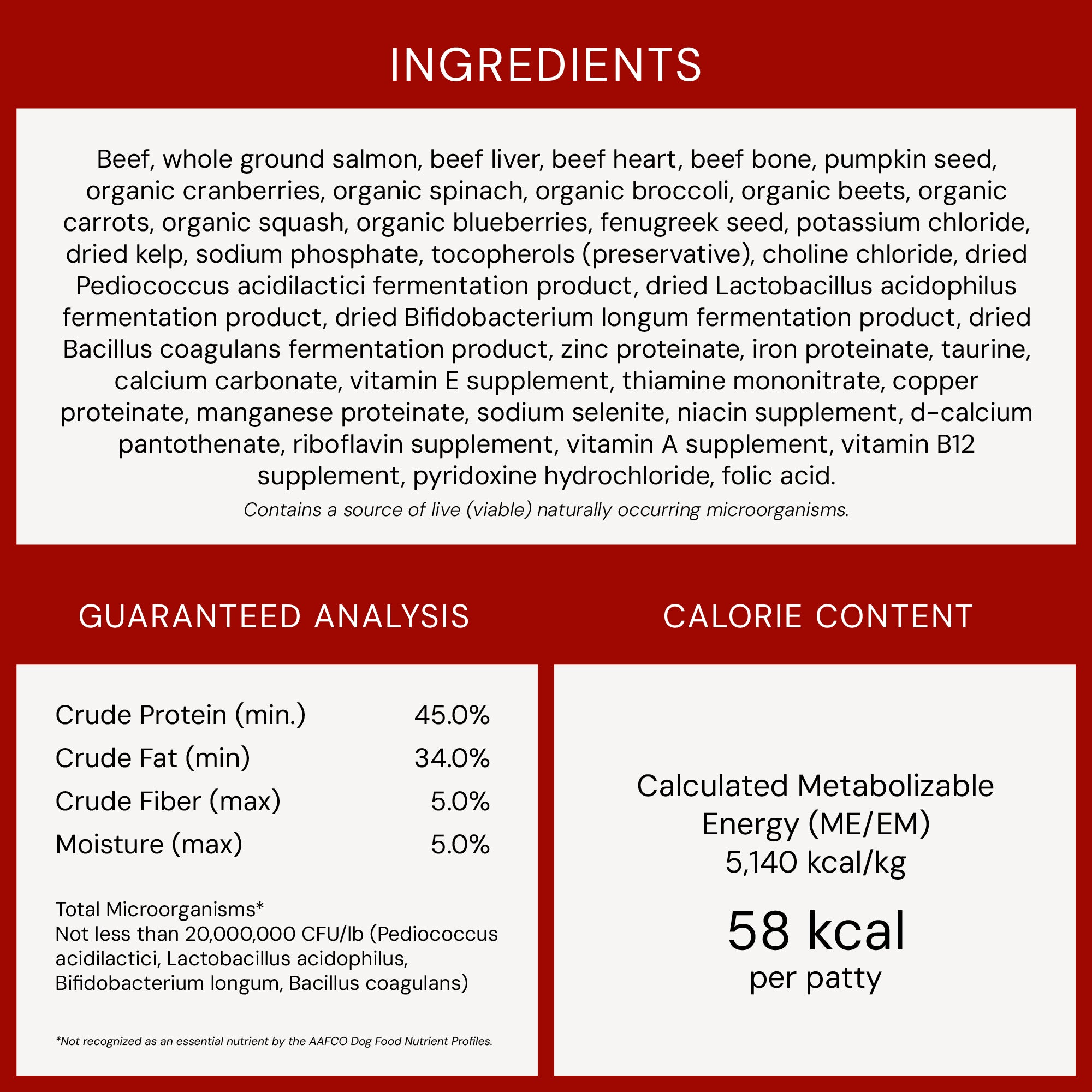 Surf ‘N Turf Freeze-Dried Raw Dinner Patties