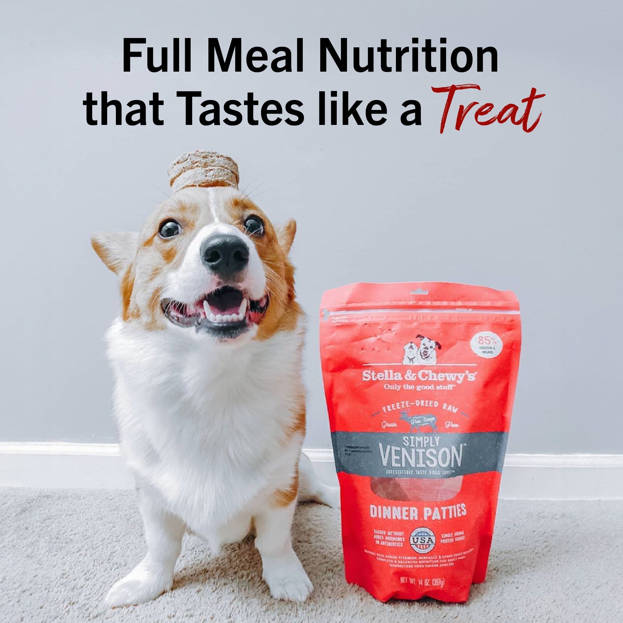 Simply Venison Freeze-Dried Raw Dinner Patties