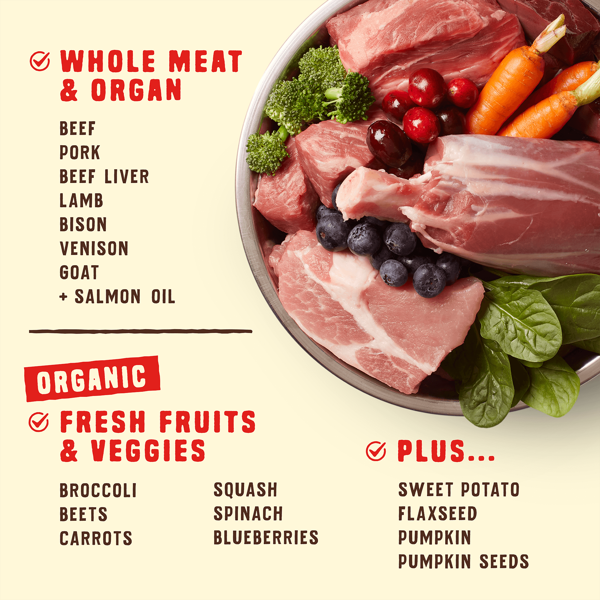 Wild Red Raw Blend Grain & Legume Free Red Meat Recipe