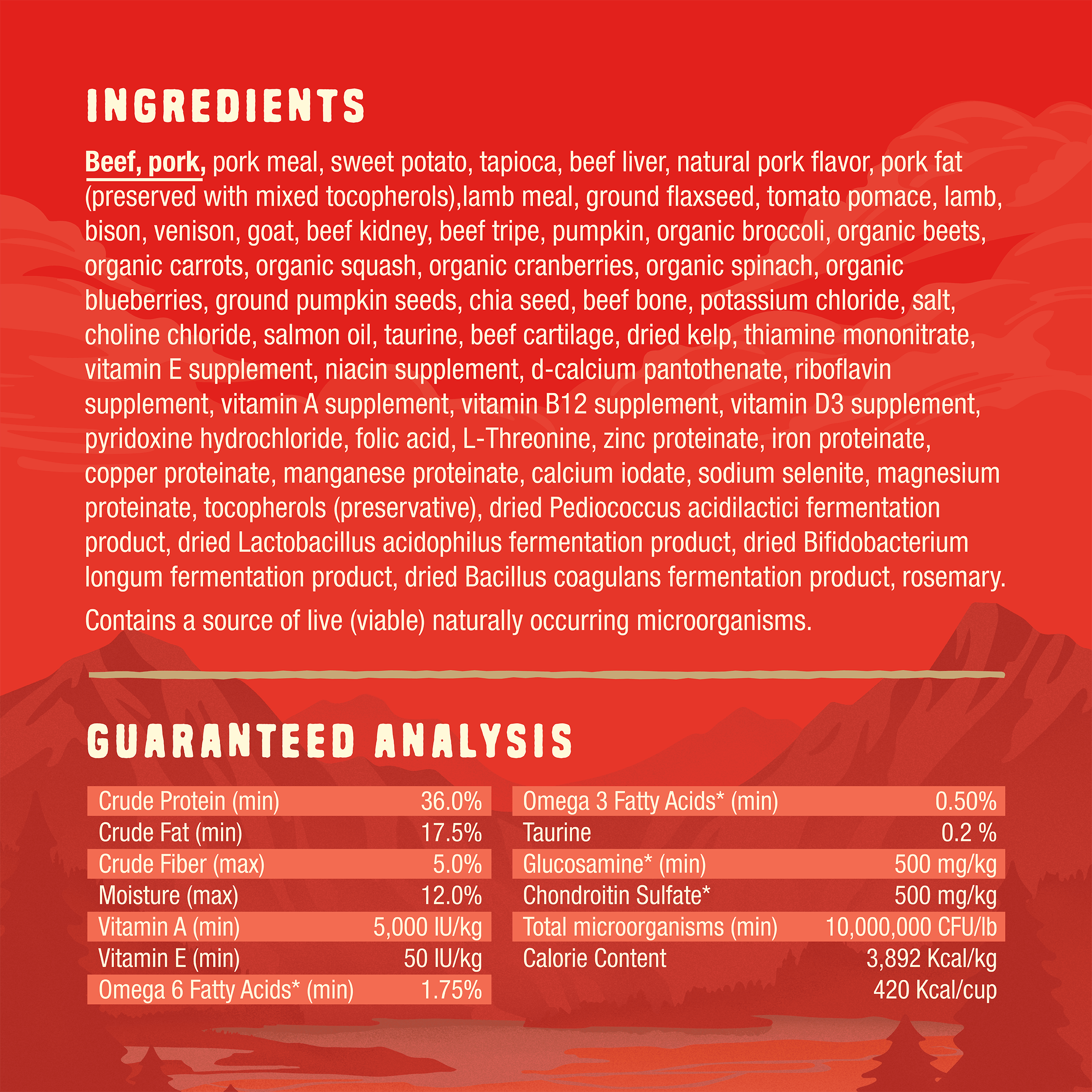 Wild Red Raw Blend Grain & Legume Free Red Meat Recipe