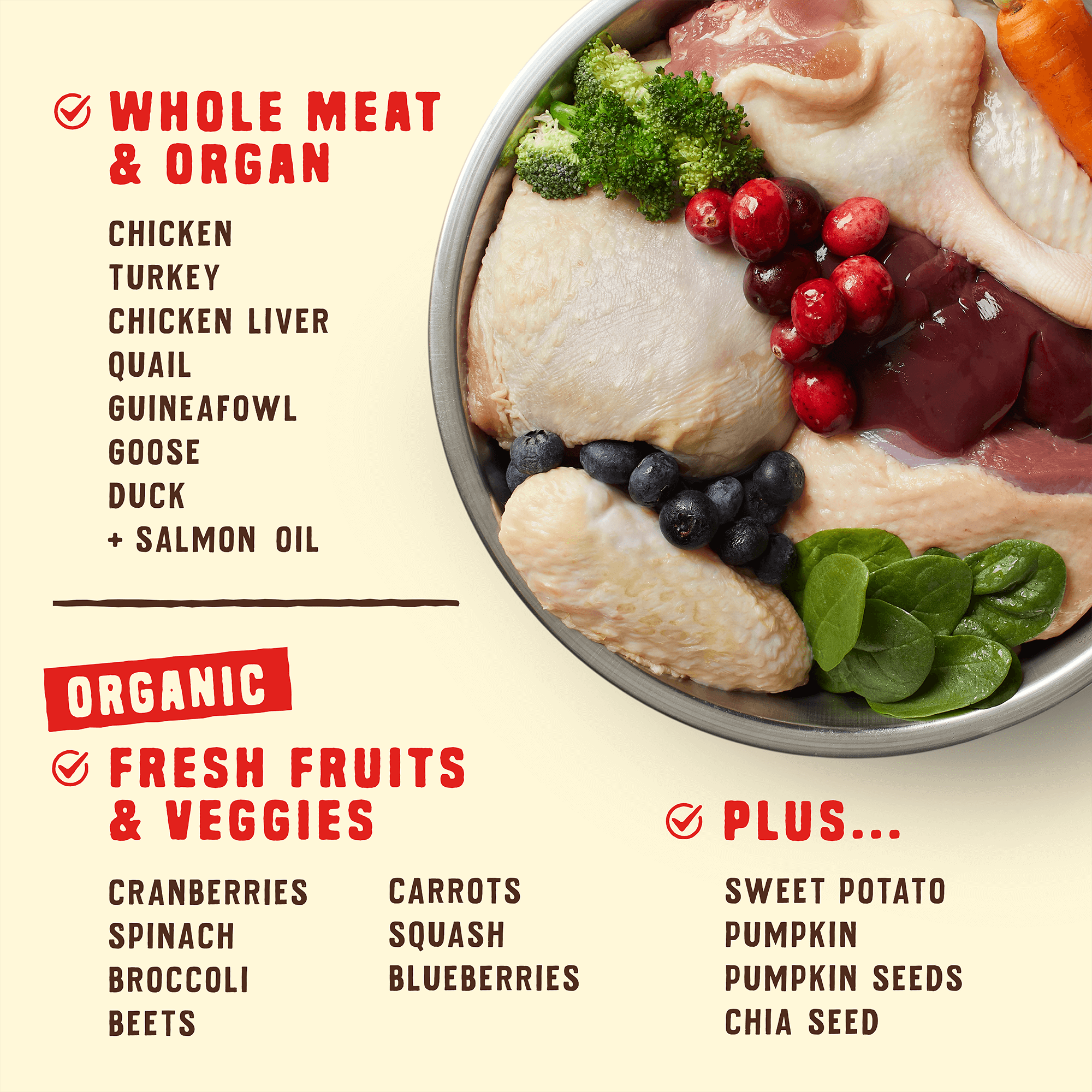 Wild Red Raw Coated Grain & Legume Free Prairie Recipe