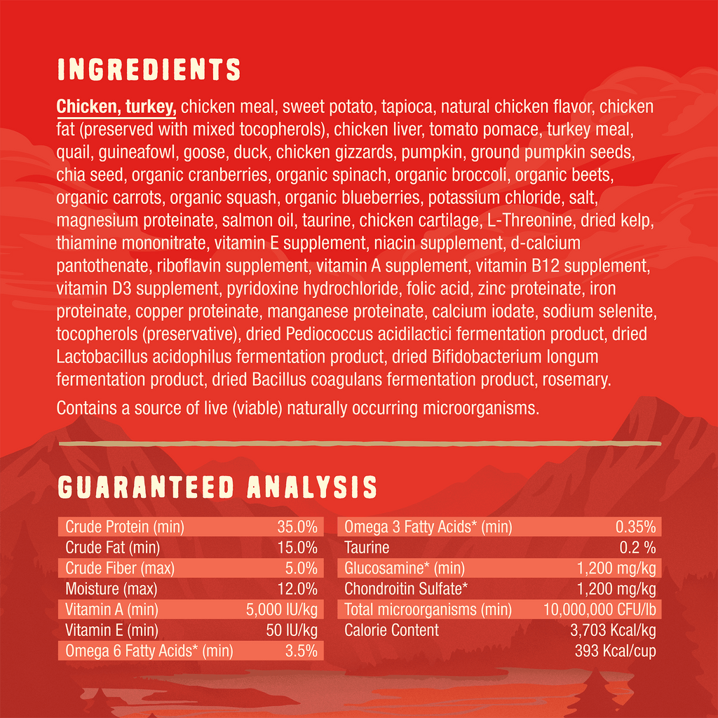 Wild Red Raw Coated Grain & Legume Free Prairie Recipe