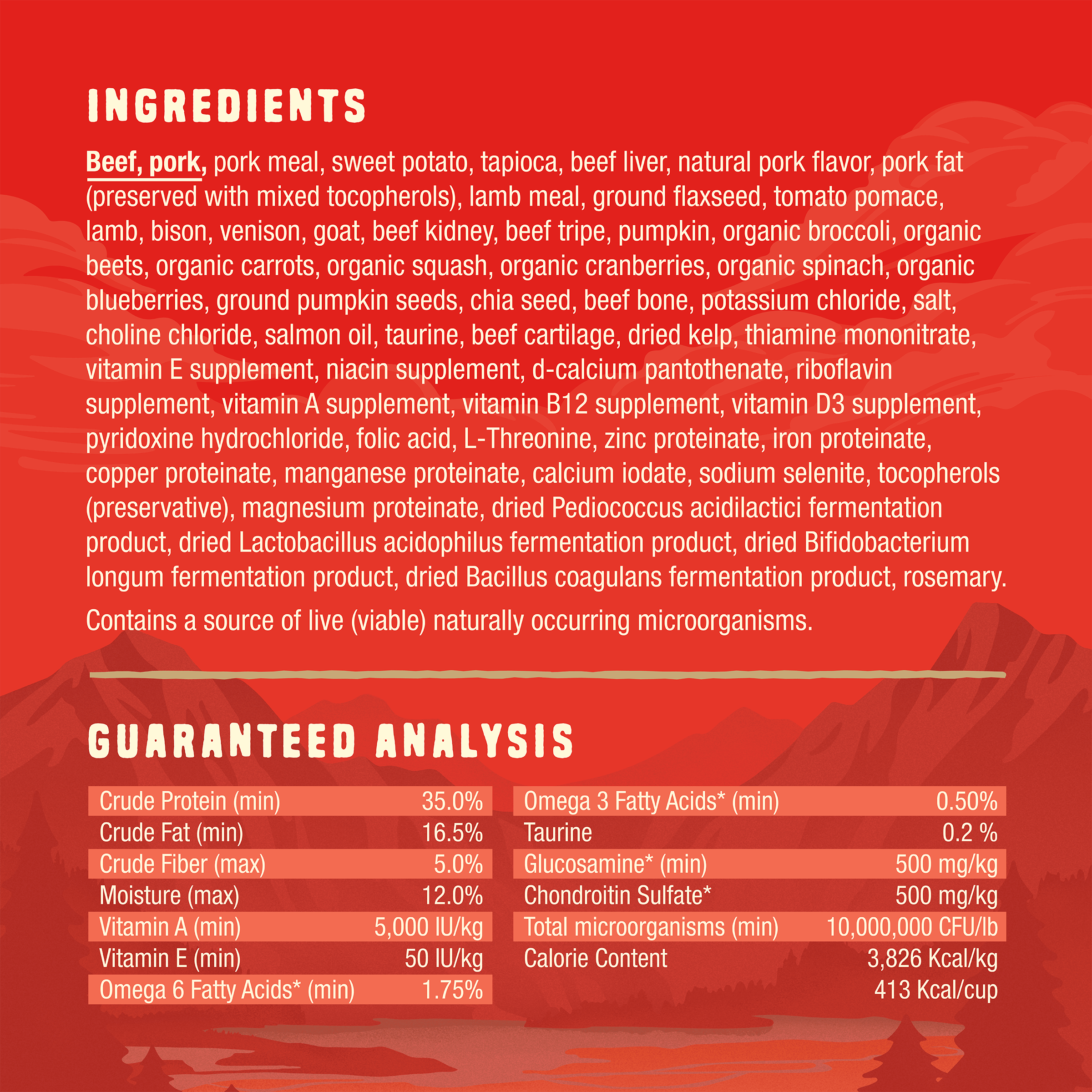 Wild Red Raw Coated Grain & Legume Free Red Meat Recipe
