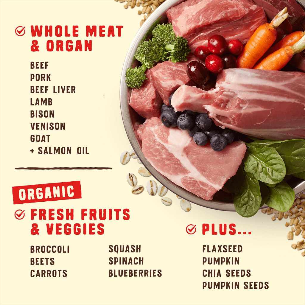 Wild Red Raw Blend Wholesome Grains Red Meat Recipe