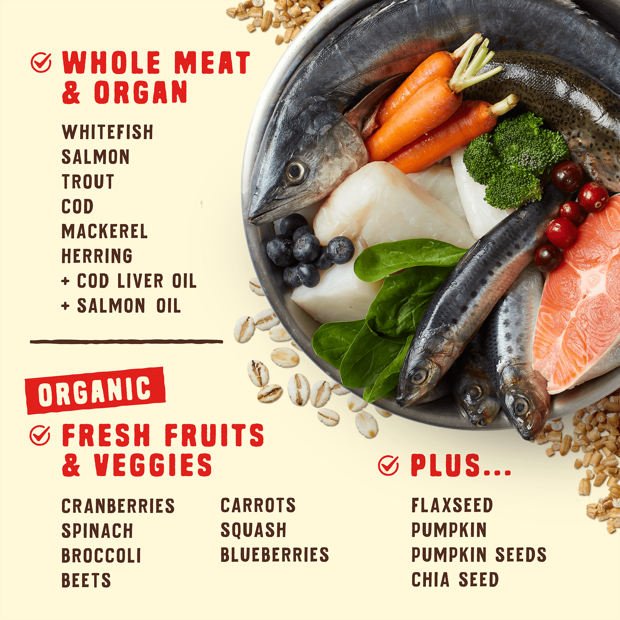 Wild Red Raw Coated Wholesome Grains Ocean Recipe
