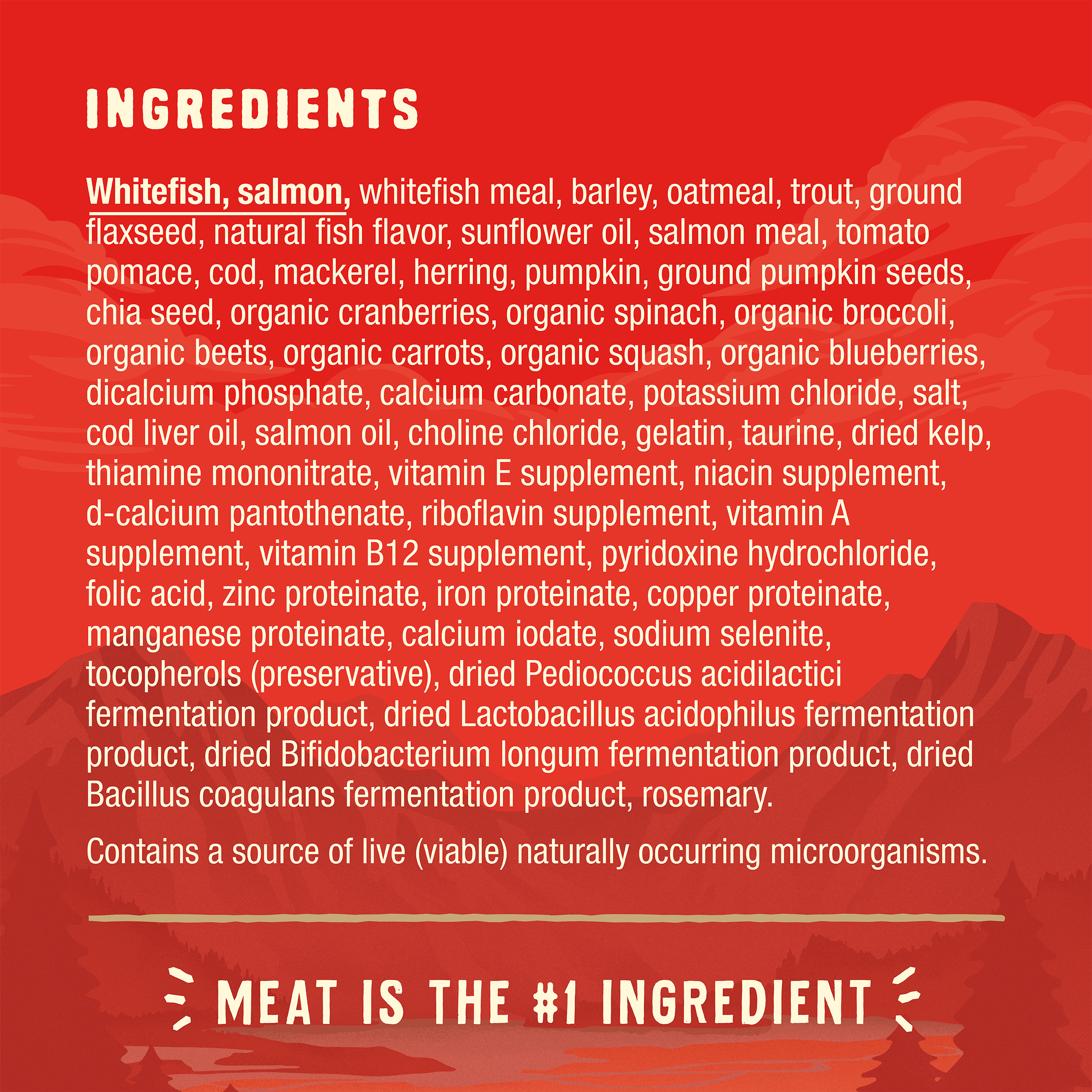 Wild Red Raw Coated Wholesome Grains Ocean Recipe