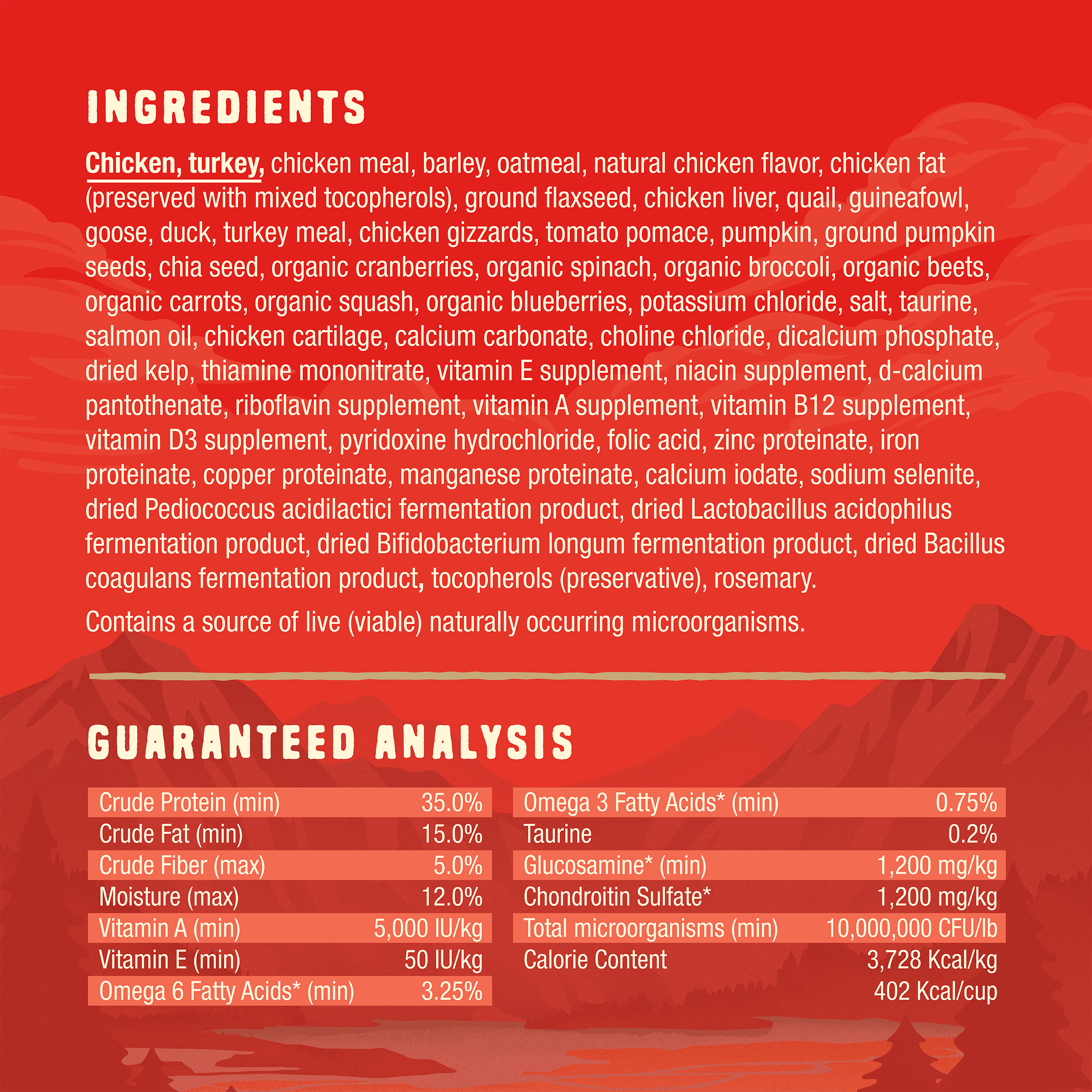 Wild Red Raw Coated Wholesome Grains Prairie Recipe
