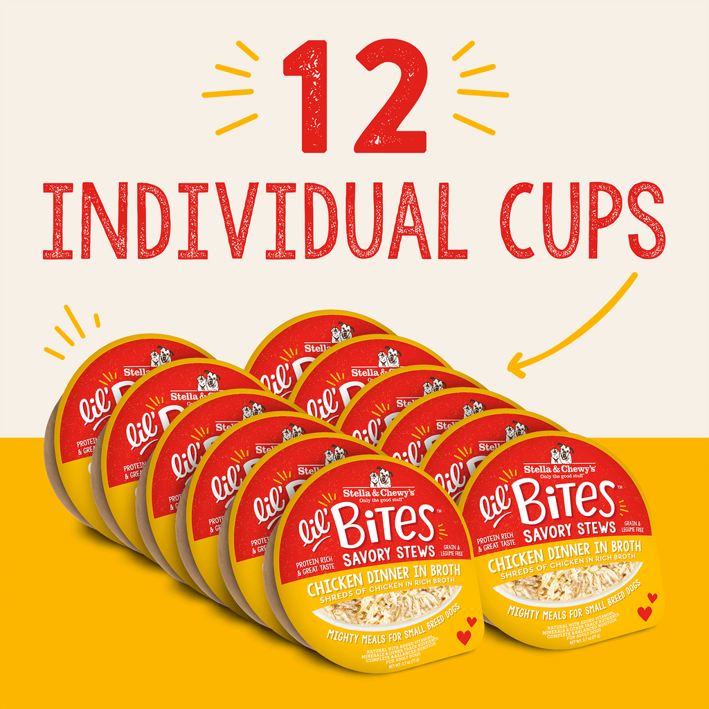 Lil' Bites Savory Stews Chicken Dinner in Broth