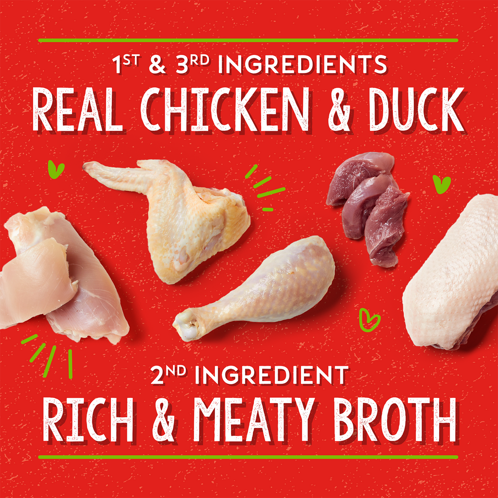 Lil' Bites Savory Stews Chicken & Duck Dinner in Broth