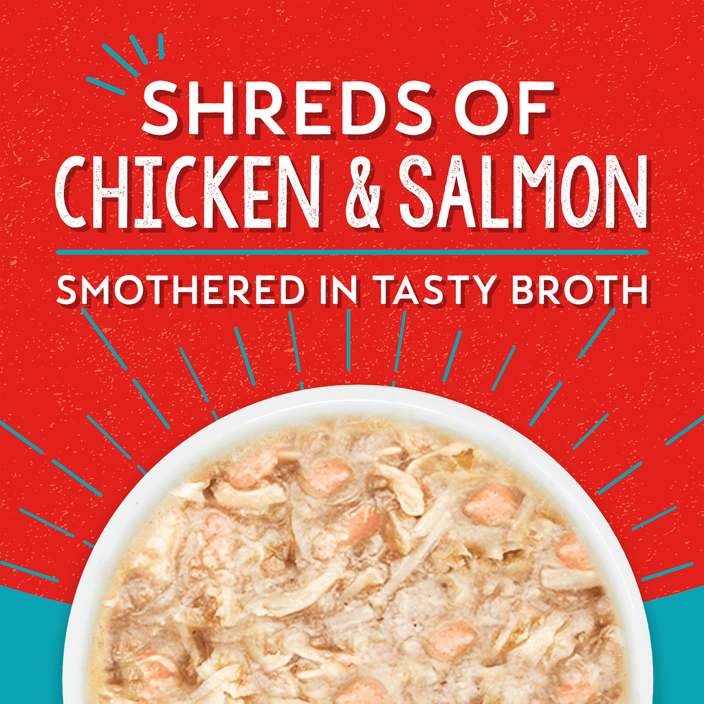 Lil' Bites Savory Stews Chicken & Salmon Dinner in Broth