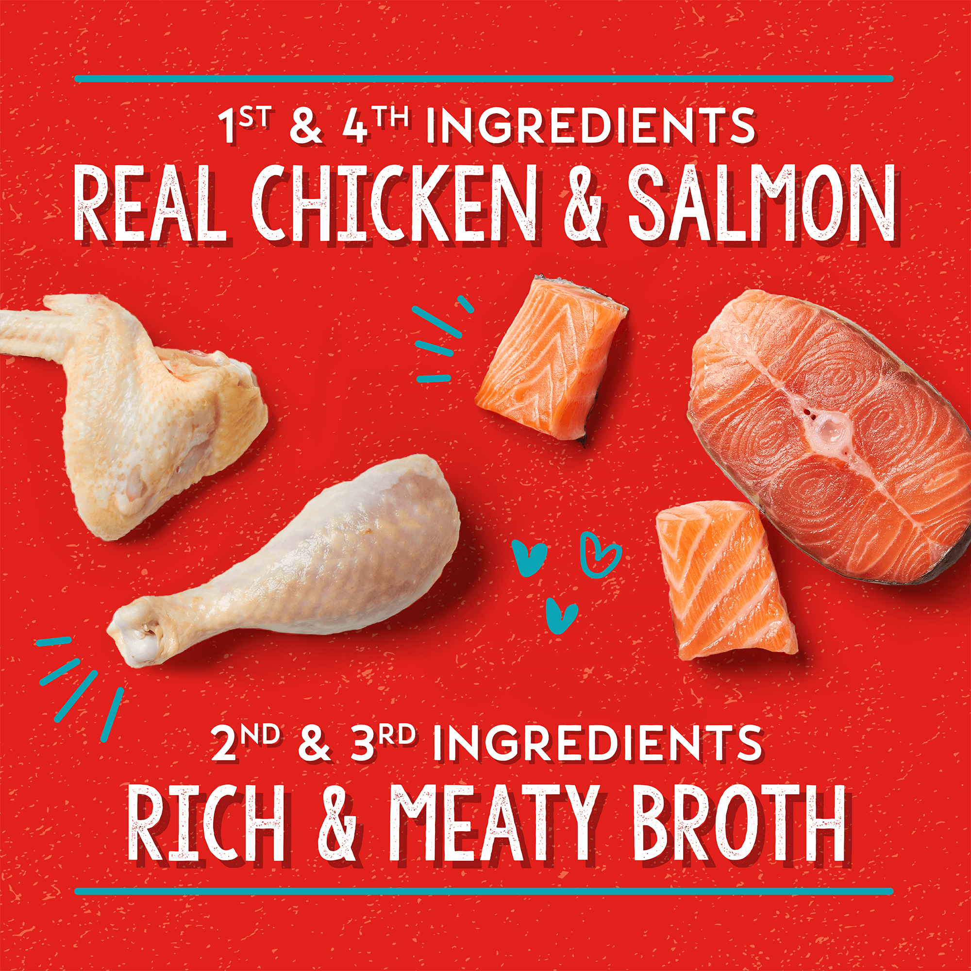 Lil' Bites Savory Stews Chicken & Salmon Dinner in Broth