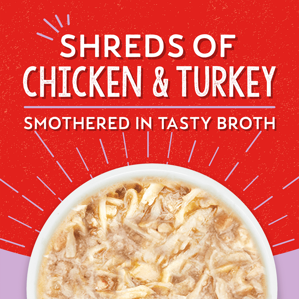 Lil' Bites Savory Stews Chicken & Turkey Dinner in Broth