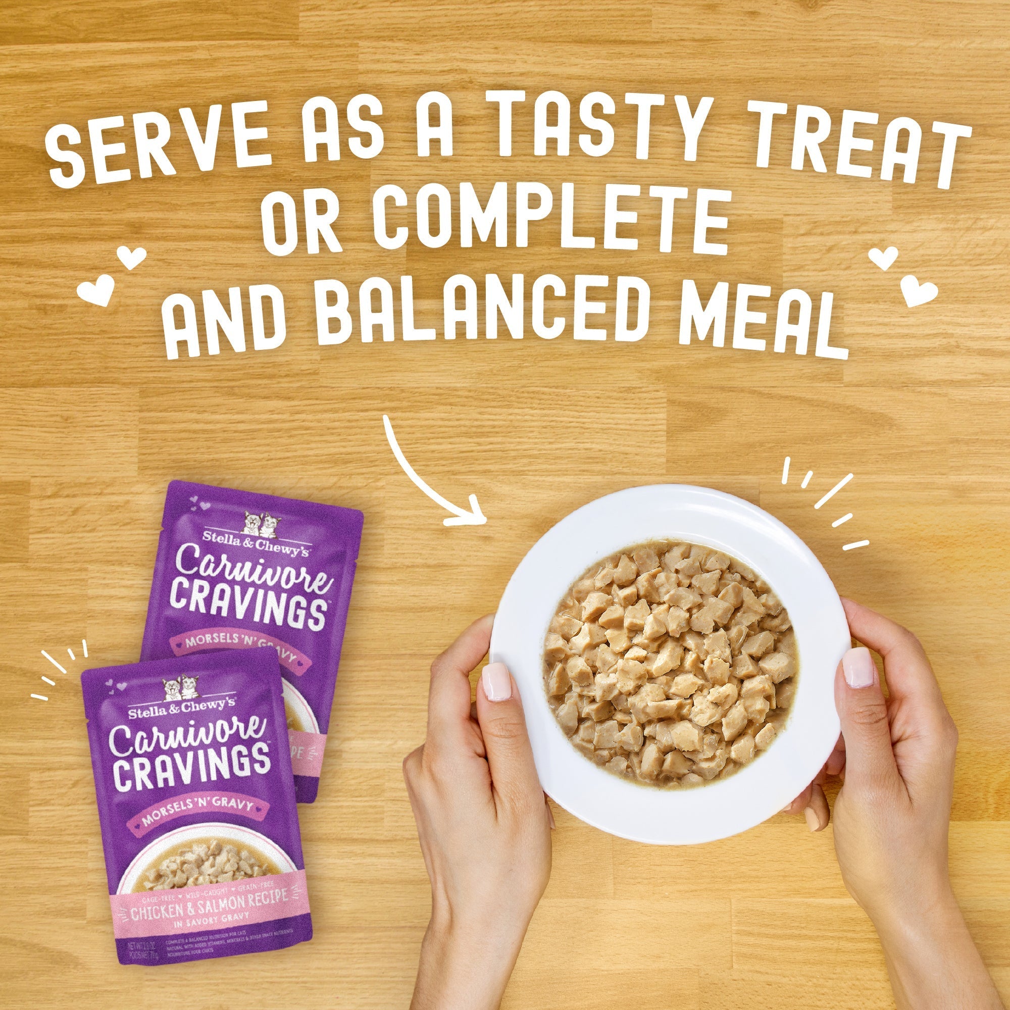Carnivore Cravings Morsels'N'Gravy Chicken & Salmon Recipe