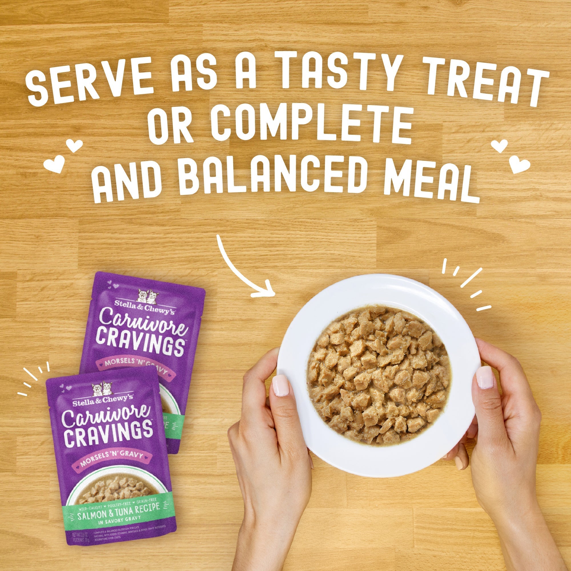 Carnivore Cravings Morsels'N'Gravy Salmon & Tuna Recipe