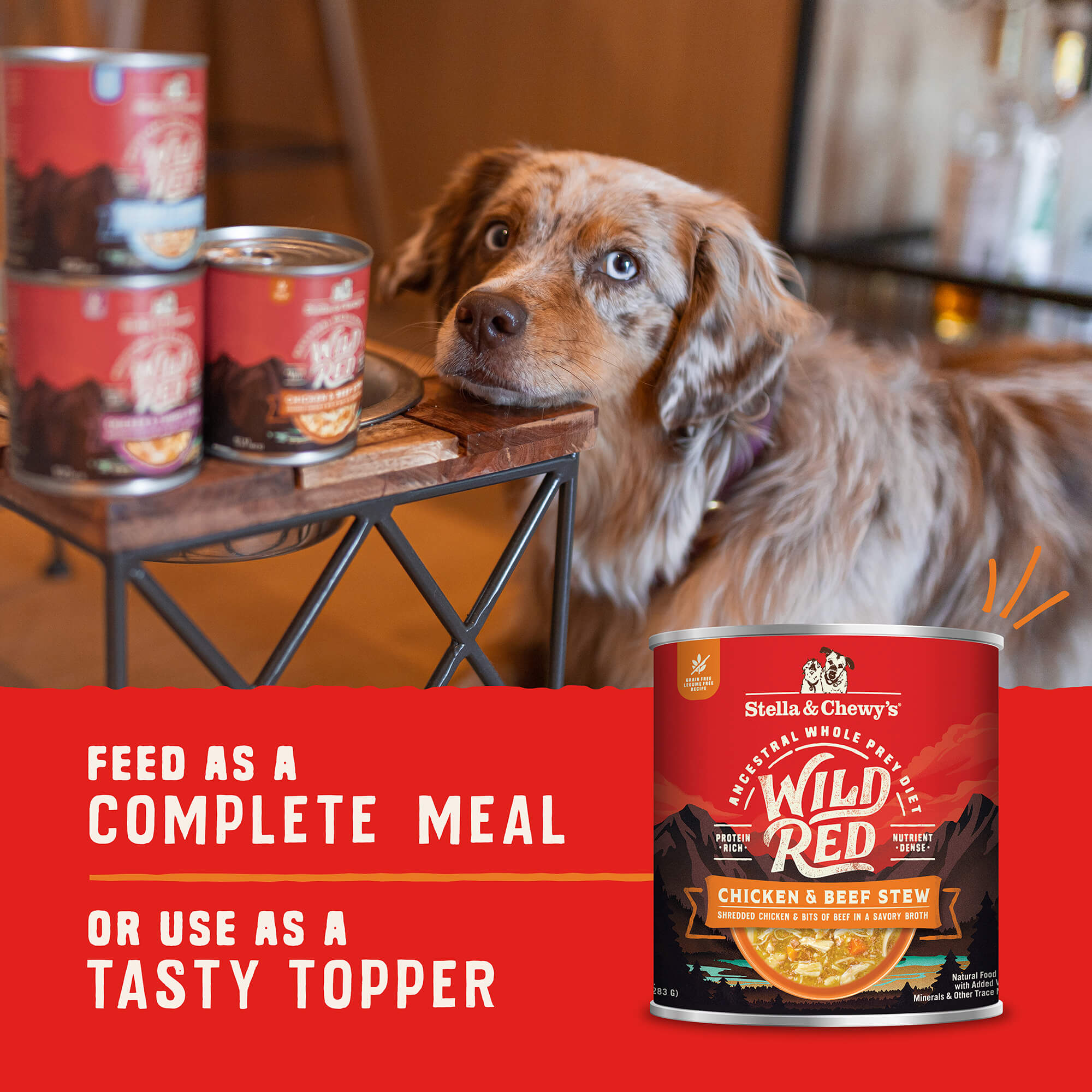 Wild Red Chicken & Beef Stew