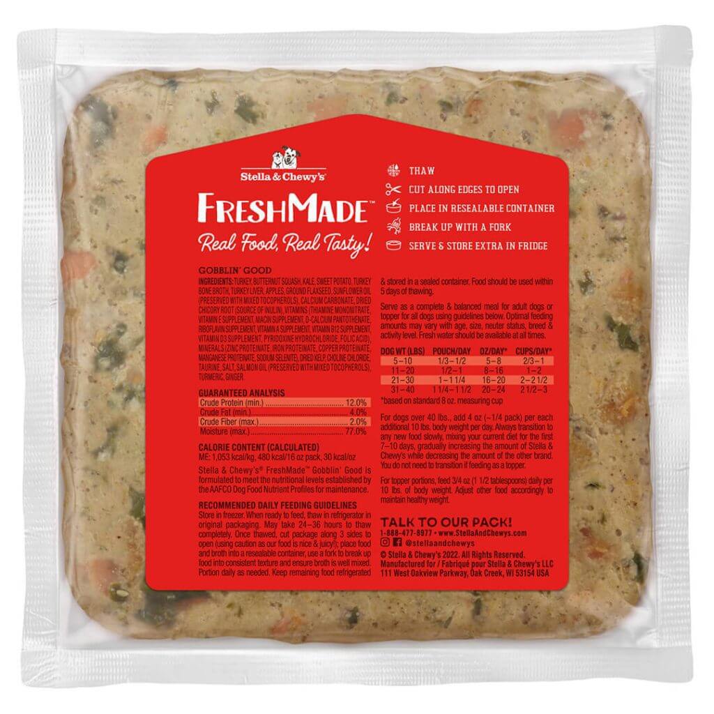 FreshMade Gobblin' Good Gently Cooked Dog Food