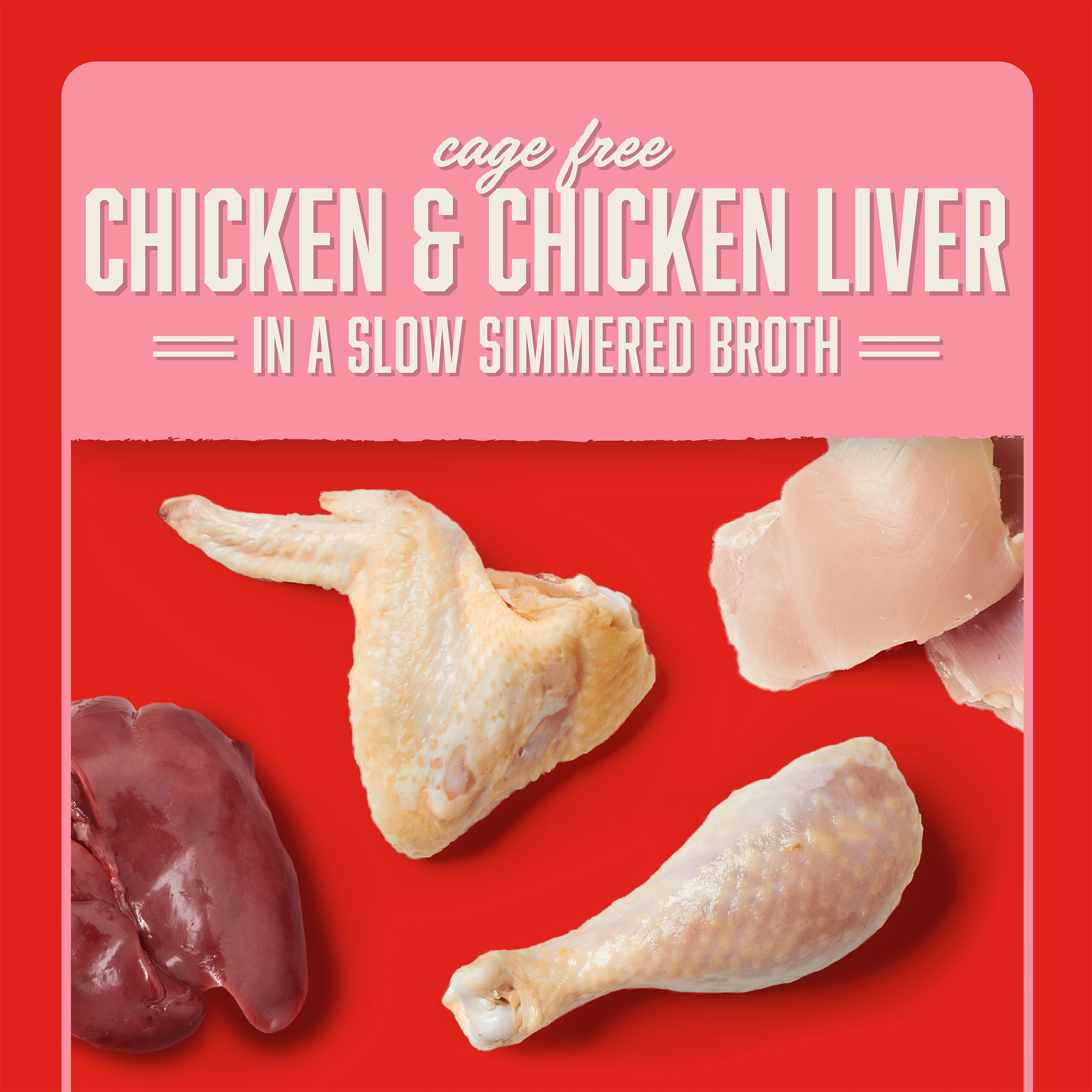 Stella's Shredrs Chicken & Chicken Liver Recipe in Broth