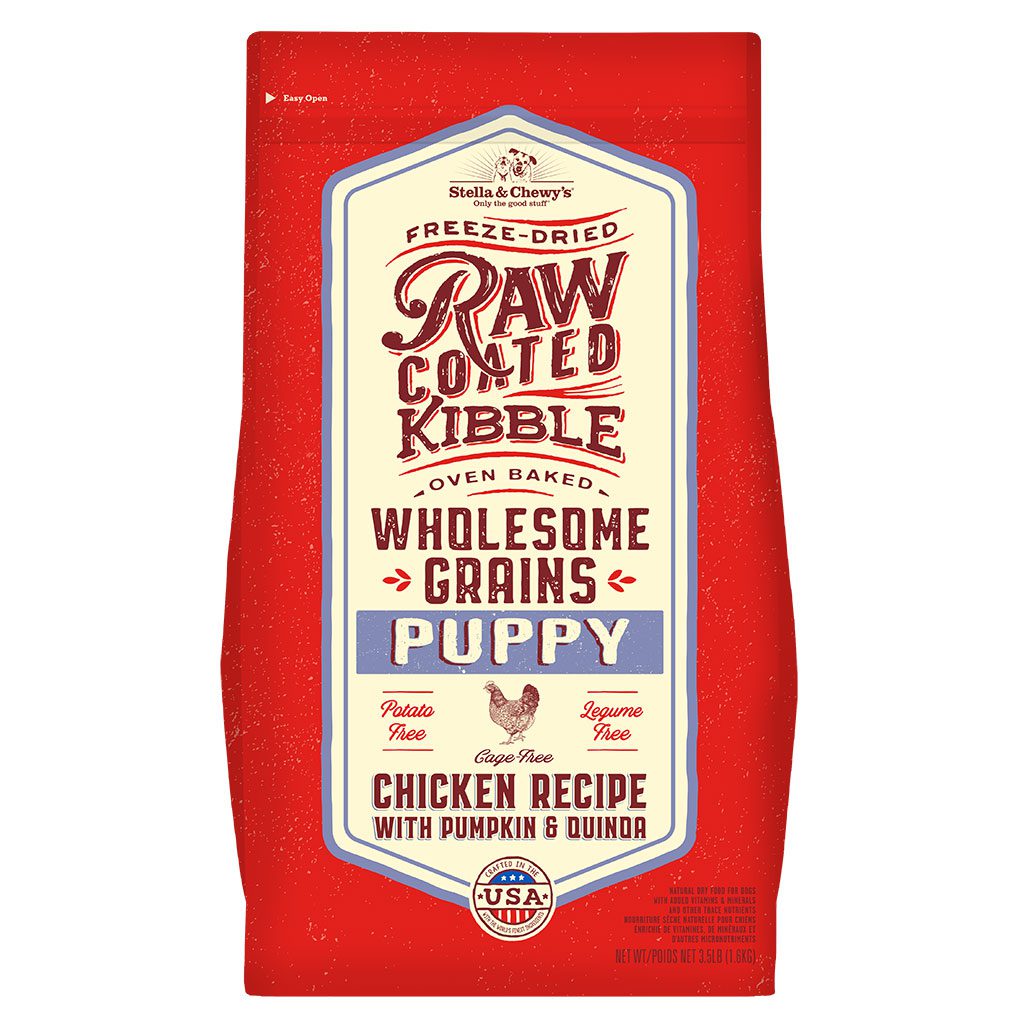 Raw Coated Puppy Food with Wholesome Grains - Chicken, Pumpkin & Quinoa