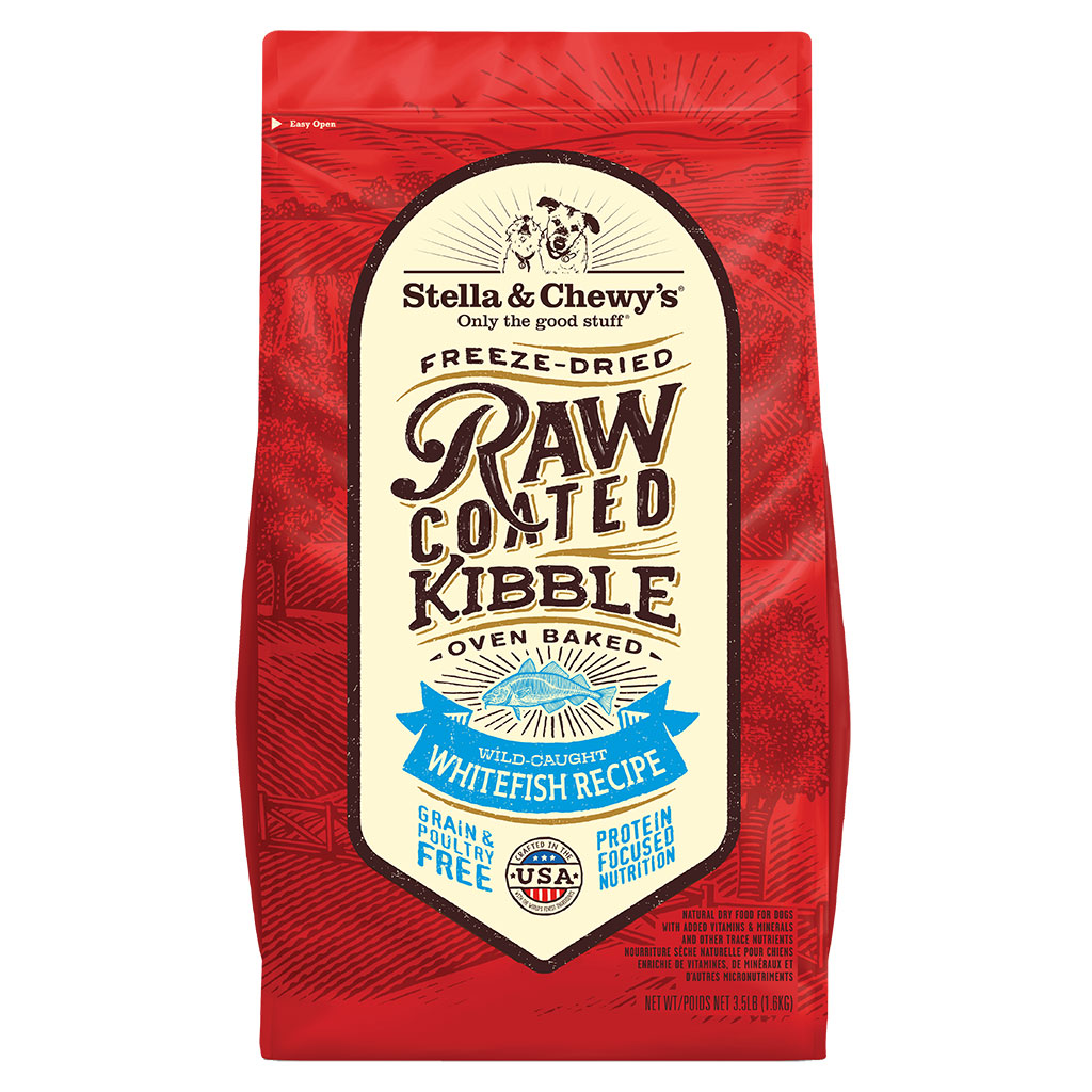 Wild Caught Whitefish Raw Coated Kibble