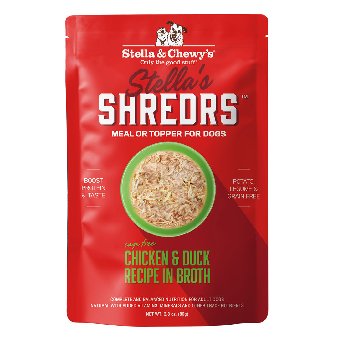 Stella's Shredrs Chicken & Duck Recipe in Broth