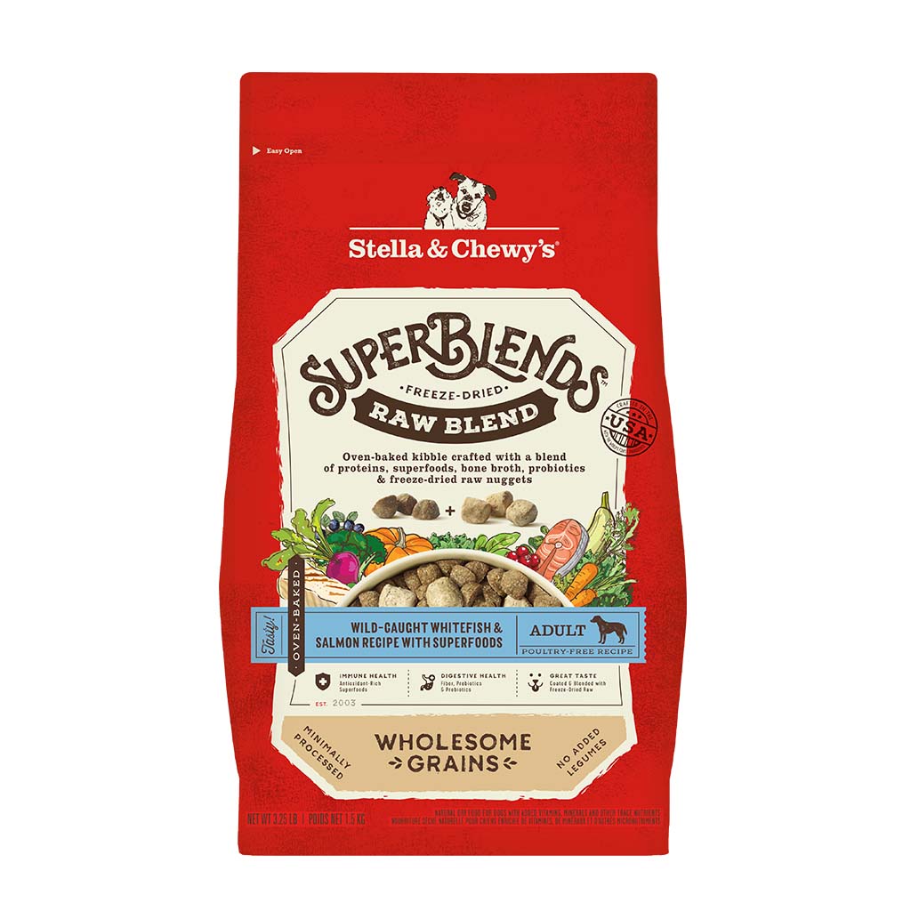 SuperBlends Raw Blend Whitefish & Salmon Recipe + Superfoods